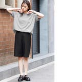 裾ラウンドTシャツ 綿100% クルーネック | mili an deni | 詳細画像17 