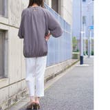 バルーン袖リュクスブラウス スタンドカラー ハイネック | mili an deni | 詳細画像15 