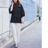 バルーン袖リュクスブラウス スタンドカラー ハイネック | mili an deni | 詳細画像20 