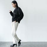 レディース 切替シャギーニットプルオーバー セーター | mili an deni | 詳細画像9 