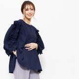 【ク綿100%コードフリルブラウス ボリューム袖 袖コンシャス | mili an deni | 詳細画像23 