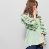 【ク綿100%コードフリルブラウス ボリューム袖 袖コンシャス | mili an deni | 詳細画像14 