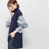 カシミヤタッチオーバーサイズタートルネックベスト サイドスリット ノースリーブ | mili an deni | 詳細画像8