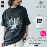半袖バンドTシャツ シティスケープ プリント | mili an deni | 詳細画像1 