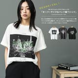 半袖バンドTシャツ シティスケープ プリント | mili an deni | 詳細画像2 