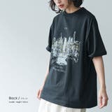半袖バンドTシャツ シティスケープ プリント | mili an deni | 詳細画像16 