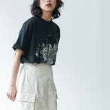 半袖バンドTシャツ シティスケープ プリント | mili an deni | 詳細画像17 