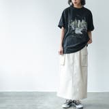 半袖バンドTシャツ シティスケープ プリント | mili an deni | 詳細画像18 