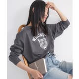 チャコール | カレッジプリントロンT カレッジロゴ タイガープリント | mili an deni
