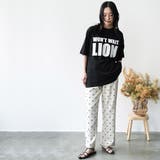 半袖ビッグロゴプリントTシャツ プリント コットン | mili an deni | 詳細画像19 