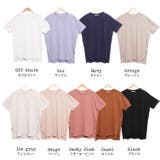 サイドスリット裾ラウンドTシャツ クルーネック 半袖 | mili an deni | 詳細画像33 