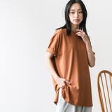 サイドスリット裾ラウンドTシャツ クルーネック 半袖 | mili an deni | 詳細画像25 