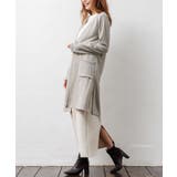 ミドル丈/オートミール | ストレッチ ニット ロング | mili an deni