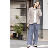 ニットカーディガン ストレッチ起毛 クルーネック | mili an deni | 詳細画像9 