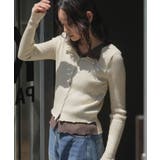 ベージュ | 【23%OFFクーポン 】カーディガン レディース | mili an deni