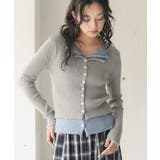 ライトグレー | 【23%OFFクーポン 】カーディガン レディース | mili an deni