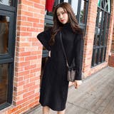 ブラック | 韓国風 レディース ニットワンピース秋冬 | Miniministore