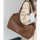 ブラウン | 韓国風大容量トートバッグ ボストンバッグ | Miniministore