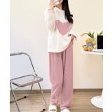 ピンク | ルームウェア上下セット フリースパジャマ | Miniministore