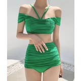グリーン | ビキニ水着 セクシーシャーリング水着夏海 | Miniministore
