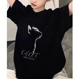 ブラック | ビッグtシャツ レディース 半袖トップス | ANGELCLOSET