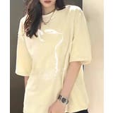 アイボリー | ビッグtシャツ レディース 半袖トップス | ANGELCLOSET