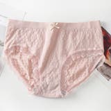 薄ピンク | レースショーツ レディース無地インナー | Miniministore