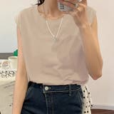 ベージュ | フレンチスリーブ Tシャツ白黒レディース | Miniministore