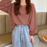 あずき色 | 長袖Tシャツ ドロップショルダーtシャツ | ANGELCLOSET