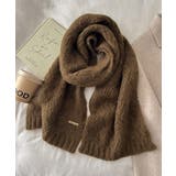 ブラウン | カシミアタッチニットマフラー 暖かい秋冬 | Miniministore