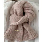 ピンク | カシミアタッチニットマフラー 暖かい秋冬 | Miniministore