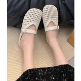 アイボリー | メッシュパンプスラウンドトゥシューズ春夏 | Miniministore