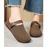 ブラウン | 大人カジュアル 歩きやすいサンダル 蒸れにくいぺたんこサンダル履きやすい | SUNSHINE CLOSET
