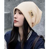 アイボリー | リブニット帽 ロゴビーニー暖かい韓国風 | Miniministore