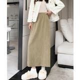 ベージュ*薄手 | 裏起毛ロングスカート秋冬スカート2タイプ | Miniministore