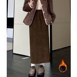 ブラウン*厚手 | 裏起毛ロングスカート秋冬スカート2タイプ | Miniministore