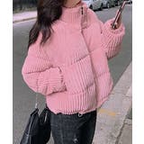 ピンク | コーデュロイ 中綿ジャケット ショート丈 | Miniministore