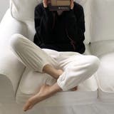 ホワイト | フリース パジャマ レディース あったか ルームウェア もこもこ パンツ 秋冬 | Miniministore