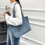スモーキーブルー | ナイロントートバッグ レディース 大容量 | Miniministore
