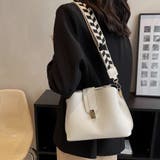 ホワイト | ショルダーバッグ 斜めがけ バケツバッグ | Miniministore