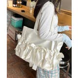アイボリー | 痛バッグ 大人可愛い リボントートバッグ | Miniministore