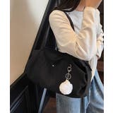ブラック | ナイロントートバッグ 軽量ボストンバッグ | Miniministore