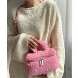 チェリーピンク | ボアショルダーバッグ もこもこミニバッグ | Miniministore