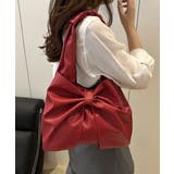 レッド | ビッグリボンバッグ ワンショルダートート | Miniministore