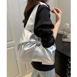 シルバー | ビッグリボンバッグ ワンショルダートート | Miniministore