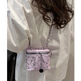 ラベンダー | レディース 小さめ キルティングショルダーバッグ | SUNSHINE CLOSET