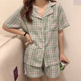ミントグリーン | 韓国 パジャマ 上下セット ルームウェア | Miniministore