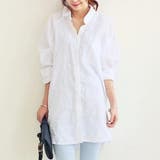 ホワイト | チュニックシャツブラウス ドルマン袖 | Miniministore