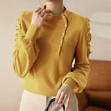 イエロー | ニットトップス レディース 韓国ニット秋 | Miniministore