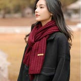 ワインレッド | ニットマフラー ストール レディース秋冬 | Miniministore